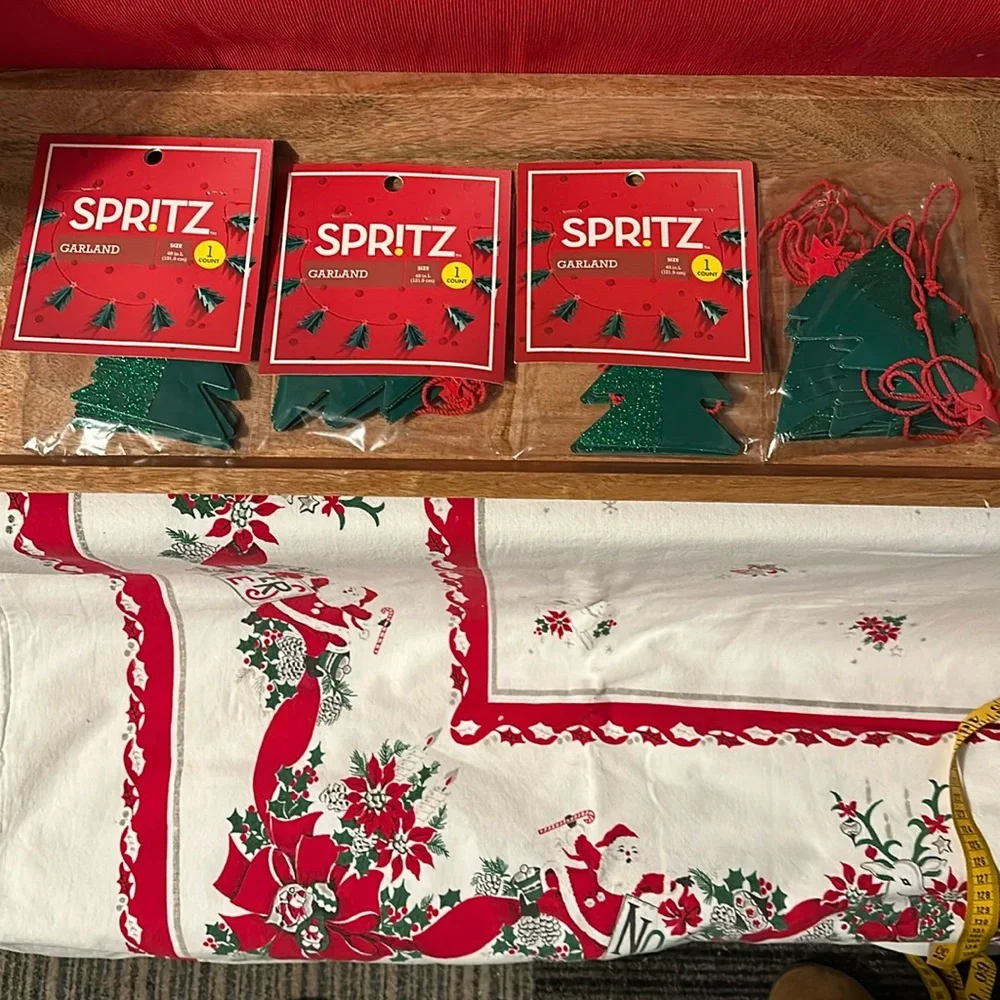Spritz Christmas Tree Garland - 4 Sets